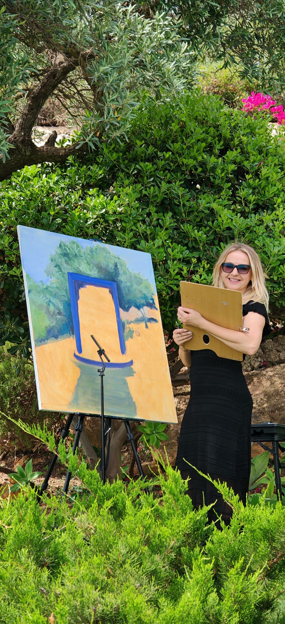 Marta — live wedding painter on the Costa del Sol