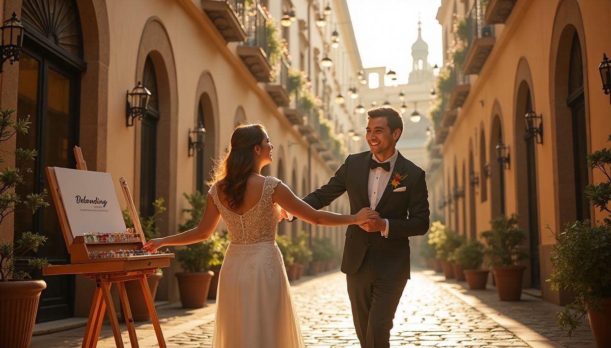 What Size Canvas for a Wedding Painting?